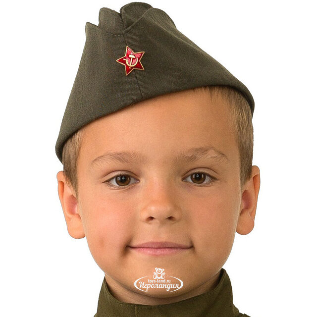 Детская военная пилотка солдата, 51-56 см Батик