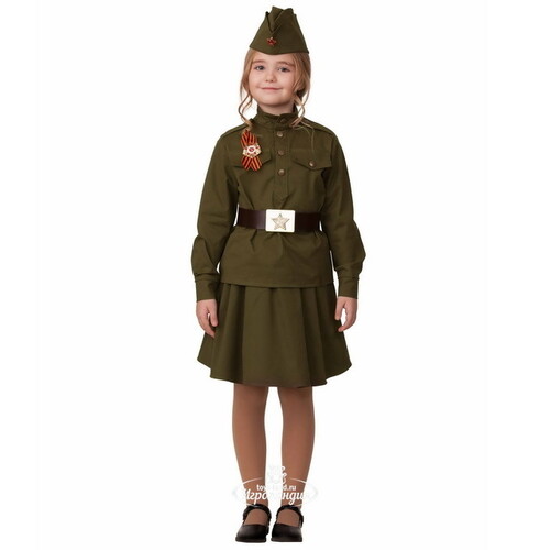 Детская военная форма Солдатка, рост 134 см Батик