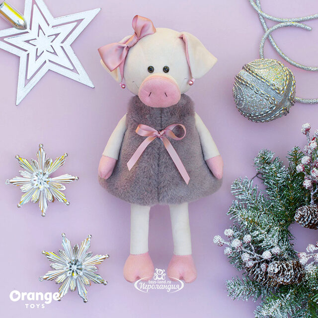 Мягкая игрушка Свинка Варенька 25 см Orange Toys (Орандж Тойс)