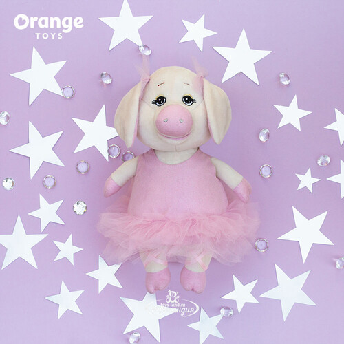 Мягкая игрушка Свинка Настенька 25 см Orange Toys