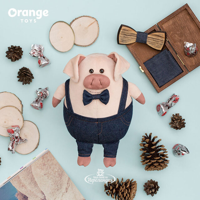Мягкая игрушка Свин Вениамин 20 см Orange Toys