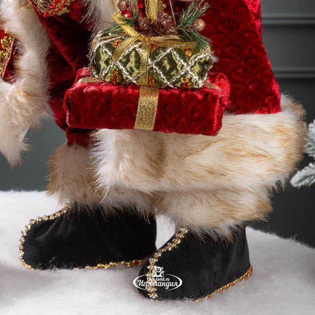 Фигура Дед Мороз - Долгожданный гость с подарками 80 см EDG