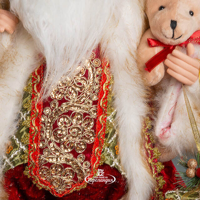 Фигура Дед Мороз - Долгожданный гость с подарками 80 см EDG