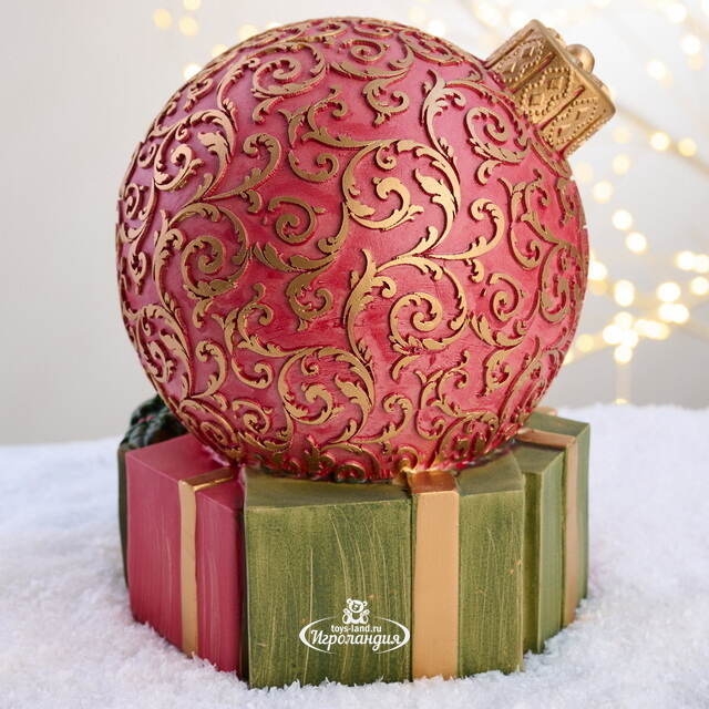 Светящаяся композиция Шар - Christmas at Santa 17 см EDG (ЭДГ)