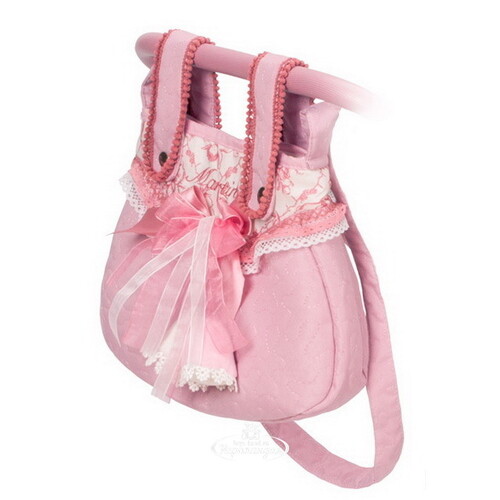 Коляска для куклы с сумкой и зонтиком Мартина 81 см розовая Decuevas Toys