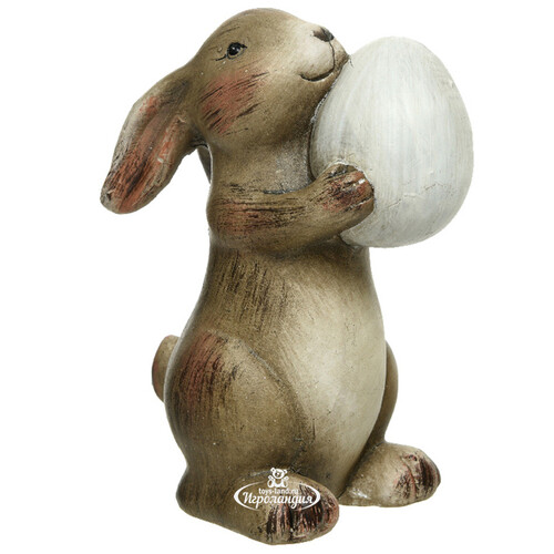 Керамическая садовая фигурка Пасхальный Кролик Данте 14 см Kaemingk