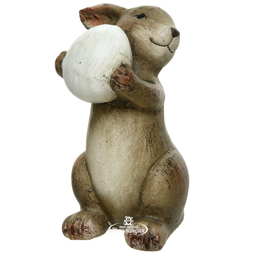 Керамическая садовая фигурка Пасхальный Кролик Майлз 10 см Kaemingk