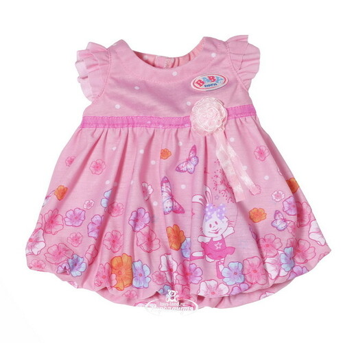 Платье для куклы Baby Born 43 см розовое Zapf Creation