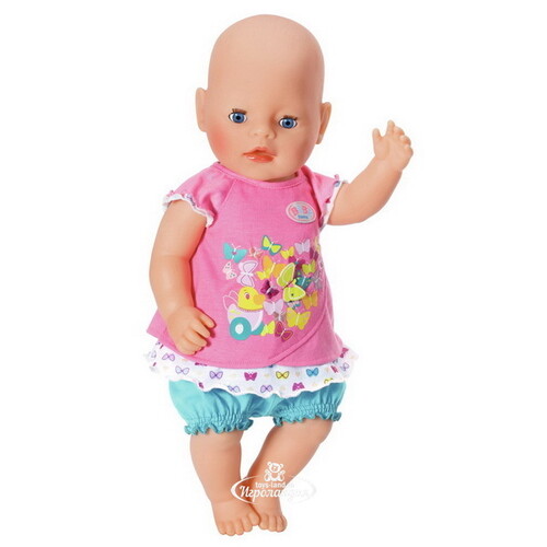 Набор одежды для куклы Baby Born 43 см: Розовая туника с шортами, 2 предмета Zapf Creation
