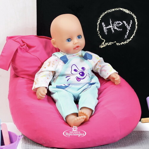 Набор одежды для куклы Baby Born 32 см: Голубой комбинезон Zapf Creation
