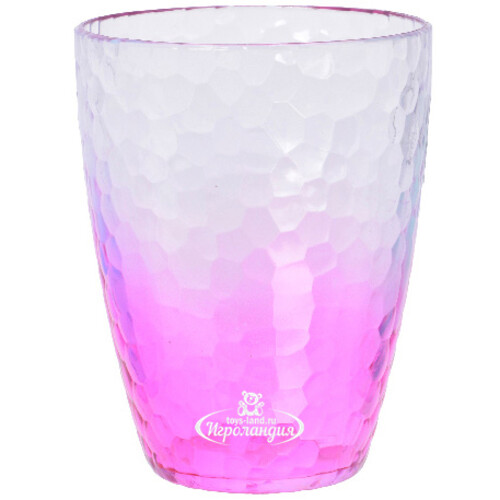 Пластиковый стакан для воды Лиссабон 11 см розовый Kaemingk