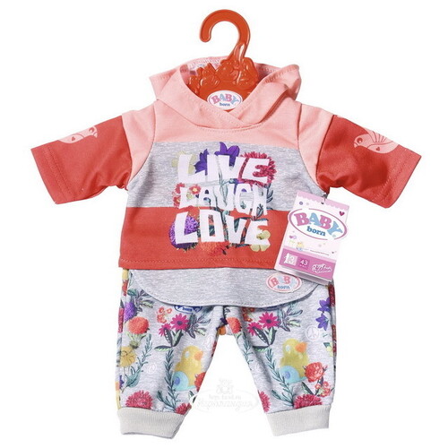 Набор одежды для куклы Baby Born 43 см: Спортивный костюм, 2 предмета Zapf Creation
