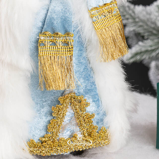 Фигура Дед Мороз - Хозяин Зимы в бежевой шубе 30 см Triumph Tree