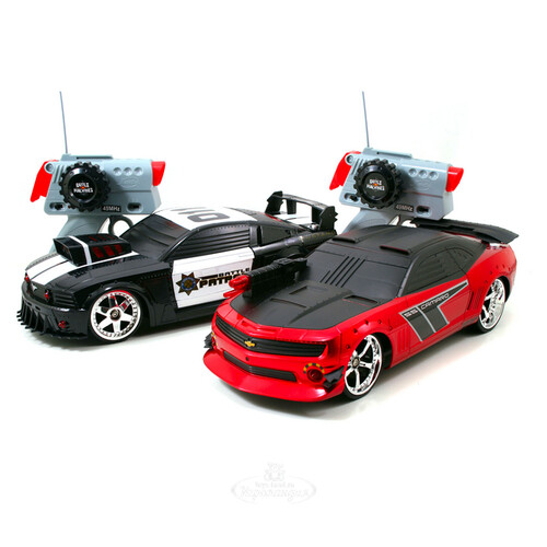Радиоуправляемые машины "Mustang and Silverado" на р/у Jada Toys
