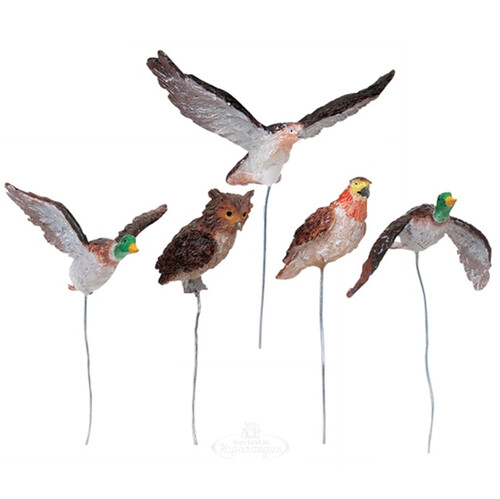 Кованые фигуры птиц из металла