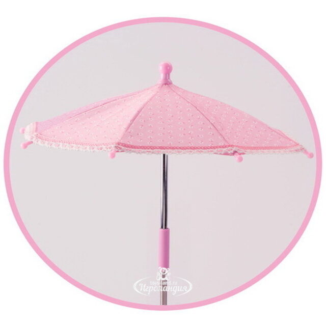 Коляска для куклы с сумкой и зонтиком Мария 60 см Decuevas Toys