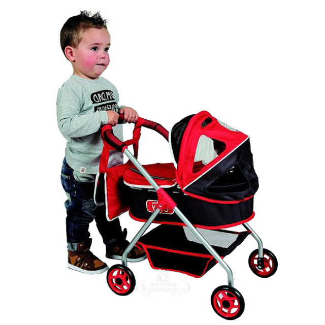 Коляска для куклы Сити с сумочкой, 56 см, уцененный Decuevas Toys