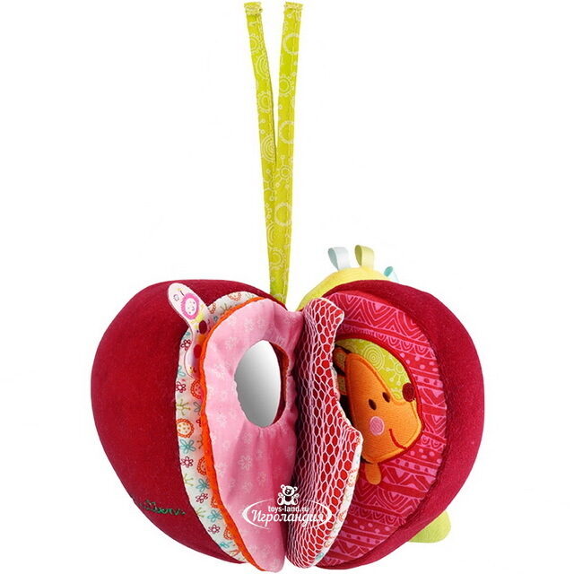 Развивающая игрушка Яблоко и Гусеница Джульетта, 21*15 см Lilliputiens