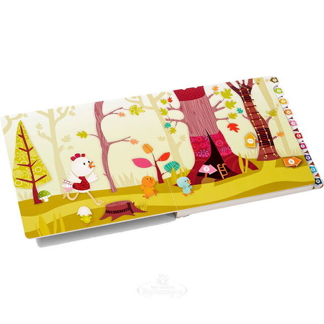 Интерактивная книга - игра Курочка Офелия, 27*25*2 см Lilliputiens