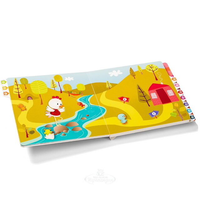 Интерактивная книга - игра Курочка Офелия, 27*25*2 см Lilliputiens