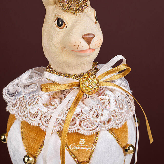 Елочная игрушка Кролик Джермэйн 25 см, подвеска Christmas Deluxe