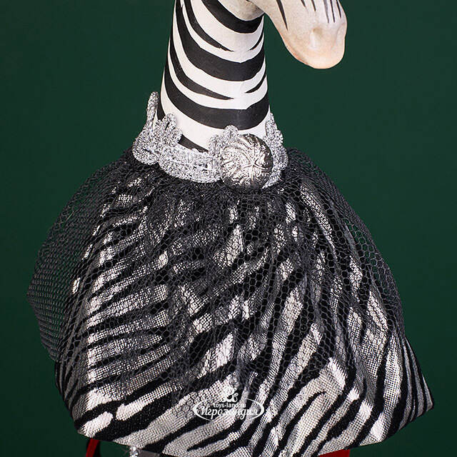 Елочная игрушка Зебра Филберт 36 см, подвеска Christmas Deluxe