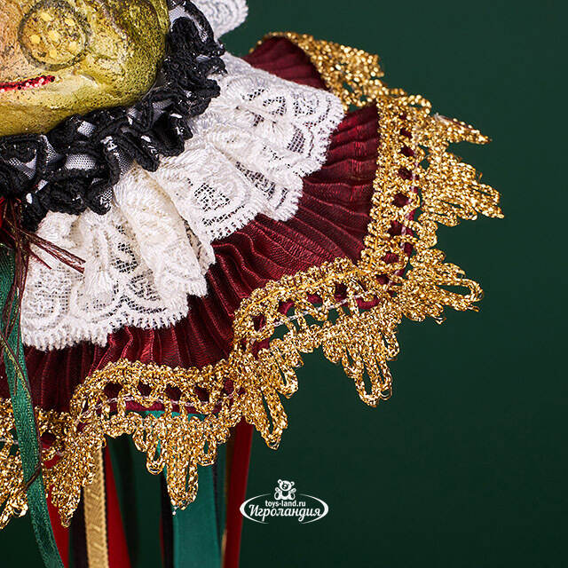 Елочная игрушка Лягушка - Vestito Reali 36 см, подвеска Christmas Deluxe