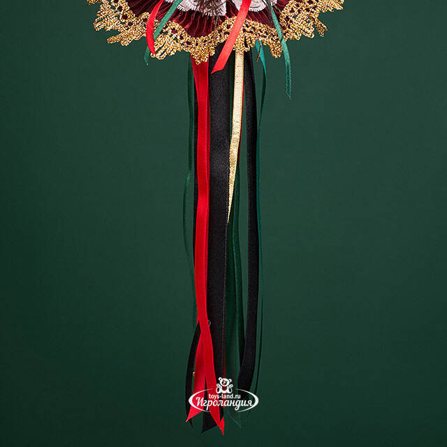 Елочная игрушка Лягушка - Vestito Reali 36 см, подвеска Christmas Deluxe