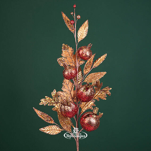 Искусственная ветка Гранат - Royal Prosperity 69 см Christmas Deluxe