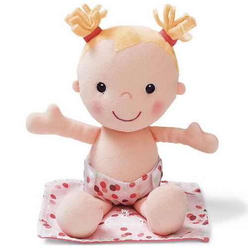 Мягкая кукла Малышка Луиза в переноске 27*20 см Lilliputiens