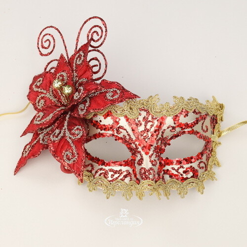 Карнавальная маска Lusso Doriane 20 см Christmas Deluxe