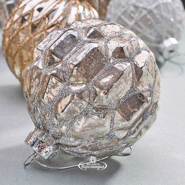 Набор стеклянных шаров Embarcadero 8 см, 12 шт Christmas Deluxe