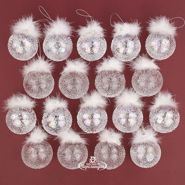 Набор стеклянных шаров Boulevard 7 см, 18 шт Christmas Deluxe