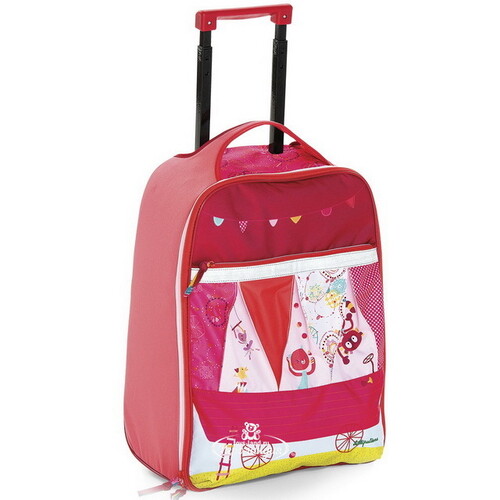 Детский чемодан на колесиках Цирк Шапито 35*45 см Lilliputiens