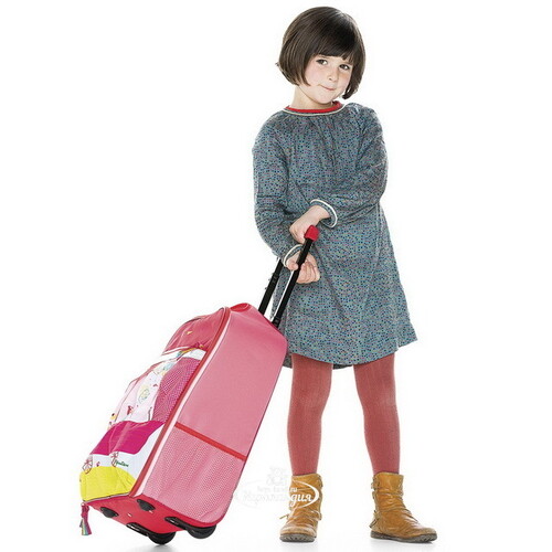 Детский чемодан на колесиках Цирк Шапито 35*45 см Lilliputiens
