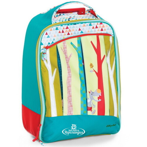 Детский чемодан на колесиках Сказочный лес, 35*42 см Lilliputiens