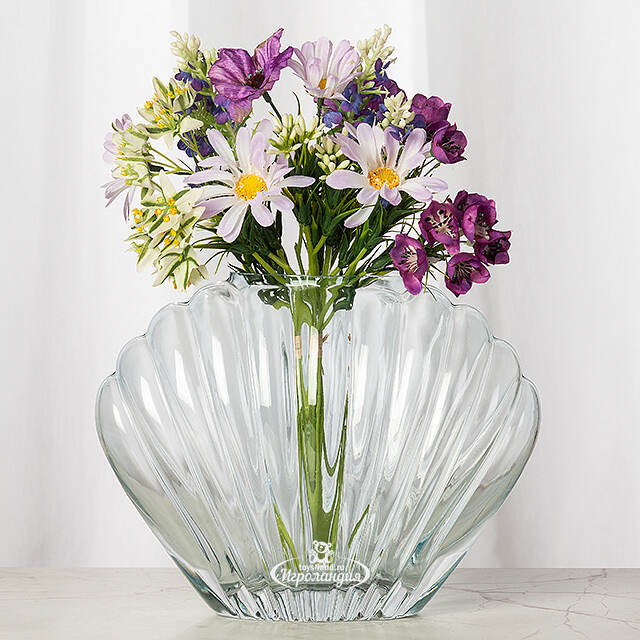 Искусственный букет Сэррано 28 см фиолетовый EDG