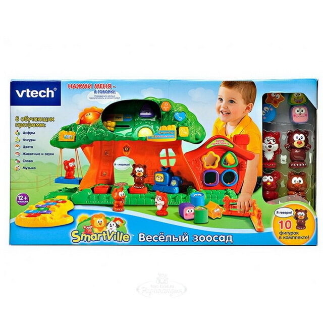 Обучающая игрушка Веселый зоосад 61 см со светом и звуком Vtech