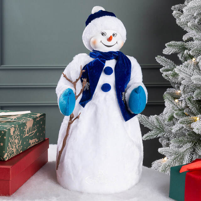 Фигура под елку Снеговик Затейник 40 см Christmas Deluxe