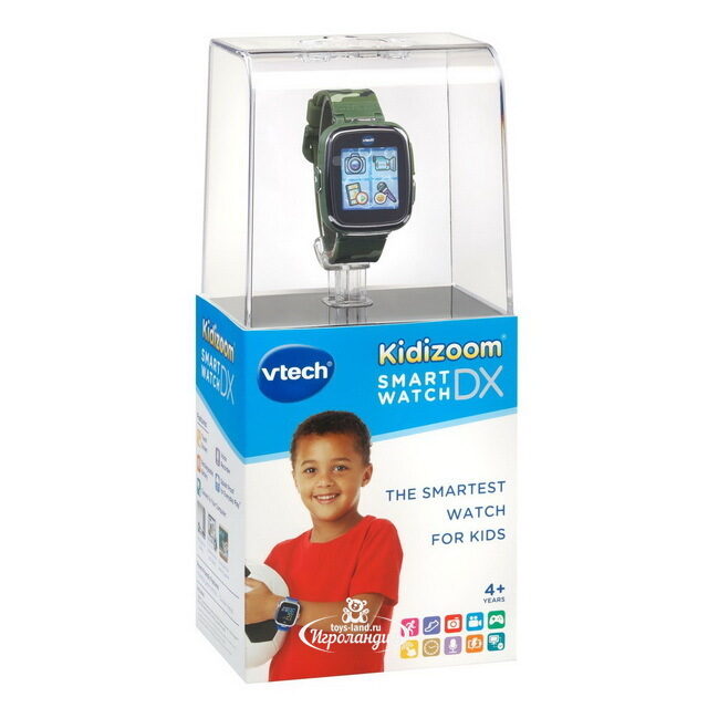 Цифровые детские часы с камерой Kidizoom Smartwatch DX камуфляжные Vtech