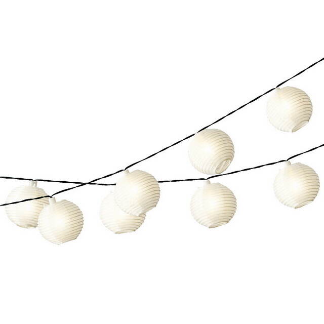 Гирлянда на солнечной батарее Бриллар 4.5 м, 10 LED, черный ПВХ, IP44 Kaemingk (Кейминг)