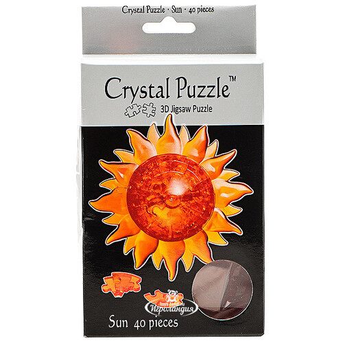 Головоломка 3D Солнце, 8 см, 40 эл Crystal Puzzle