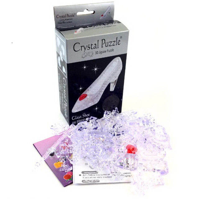 Головоломка 3D Туфелька, 15 см, 44 эл. Crystal Puzzle