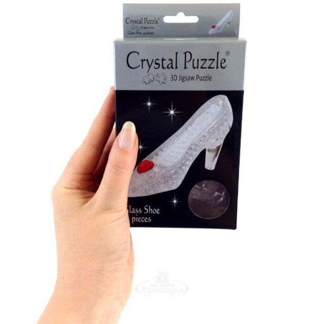 Головоломка 3D Туфелька, 15 см, 44 эл. Crystal Puzzle