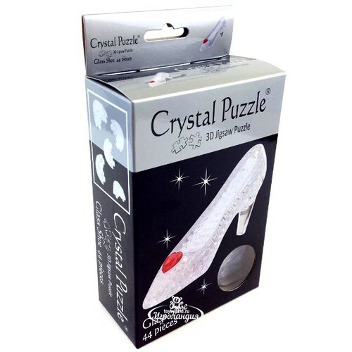 Головоломка 3D Туфелька, 15 см, 44 эл. Crystal Puzzle
