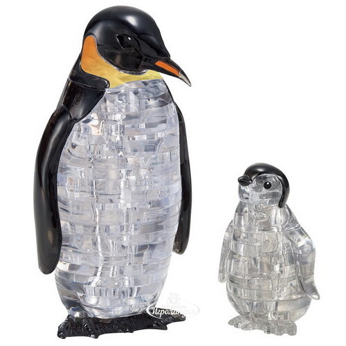 3D пазл Пингвины, 43 элемента Crystal Puzzle