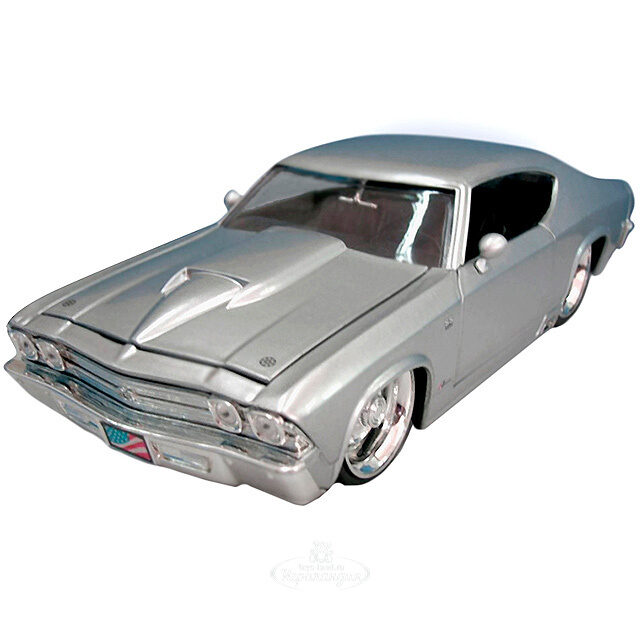 Модель машины "1969 Chevy Chevelle", 1:24, металл Jada Toys (Джада Тойс)