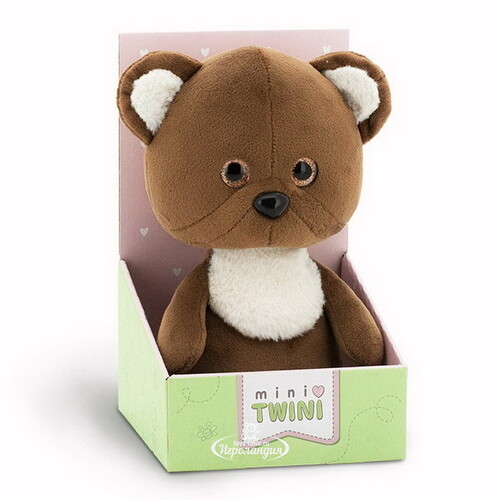 Мягкая игрушка Медвежонок 20 см коллекция Mini Twini Orange Toys