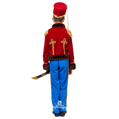 Карнавальный костюм Гусарский офицер, рост 134 см Батик