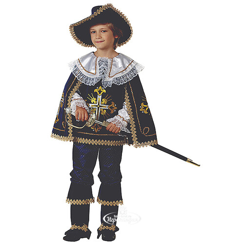 Карнавальный костюм Мушкетер короля, рост 134 см Батик